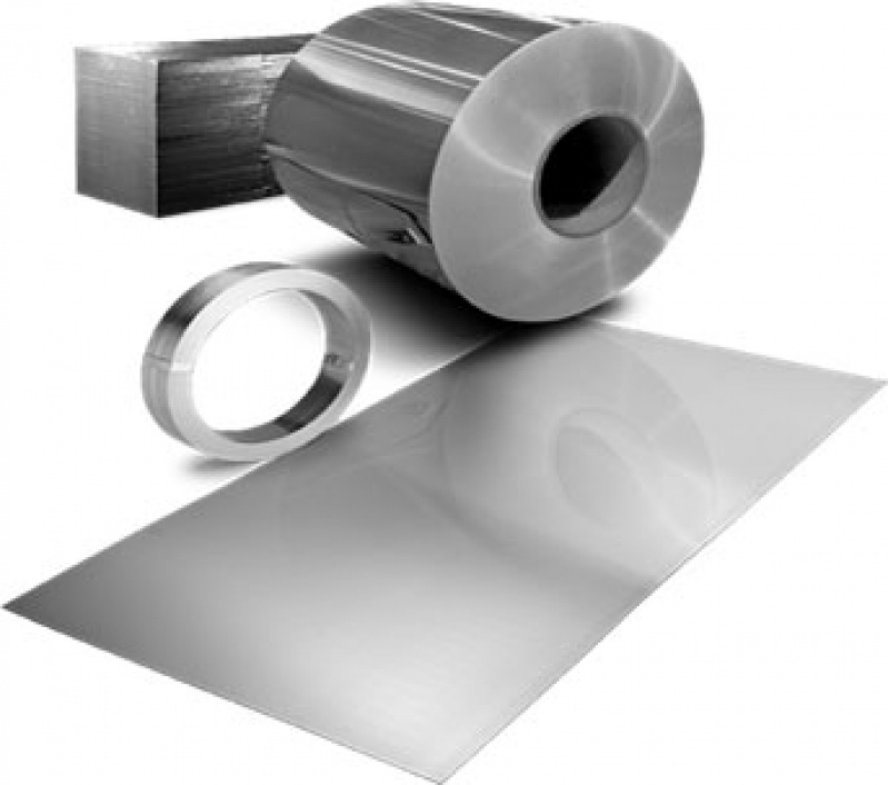 Chapa Alumínio Brilhante Preço Ipiranga - Chapa em Alumínio 1mm