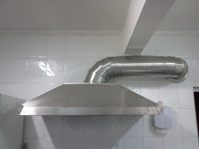 Coifa de Aço Inox Industrial Ribeirão Pires - Coifa de Inox com Exaustor