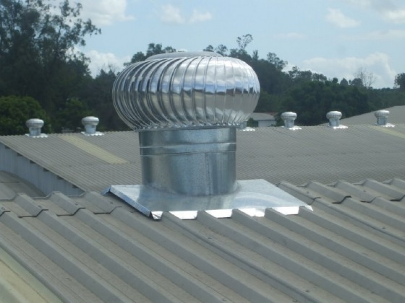 Exaustor Eólico de Alumínio Santo Amaro - Exaustor Elétrico para Telhado