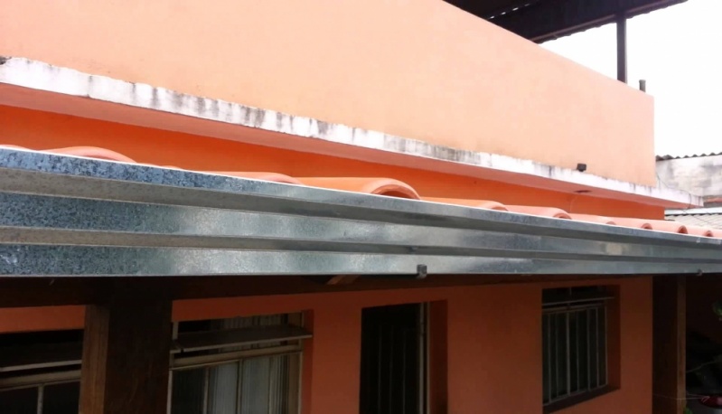 Fabricante de Calha Moldura Galvanizada Guararema - Calha Moldura Corte 28